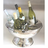 Luxurious Stainless Steel Round Drinks Champagne Beer Bucket Tub with Lid