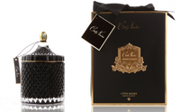 Côte Noire French Luxury Deco Soy Candle in Black or White Crystal Trinket 100 Hours