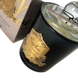 Côte Noire French Candle Pink Champagne with Gold Crest 60 or 100 Hours Burning Time