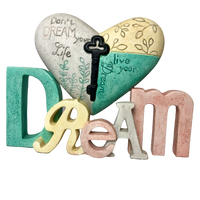 Charming, Sentimental Colourful DREAM - 'Live Your Dream' Ornament