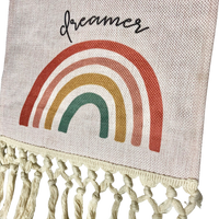 Material Dreamer Rainbow Scroll With Tassels 60cm