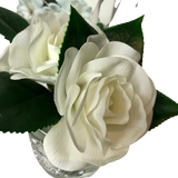 Côte Noire Perfumed Natural Touch Double Gardenias Flower Arrangement