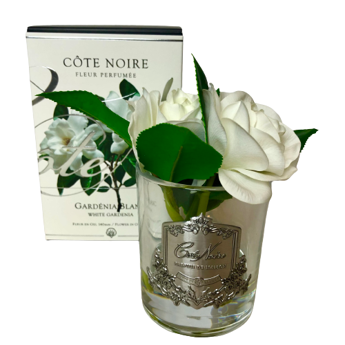 Côte Noire Perfumed Natural Touch Double Gardenias Flower Arrangement