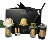 Côte Noire Luxury Gift Sets - Fragranced Flower, 2 Perfume Sprays, Votive 75g Candle and 90ml Diffuser