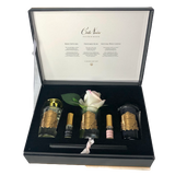 Côte Noire Luxury Gift Sets - Fragranced Flower, 2 Perfume Sprays, Votive 75g Candle and 90ml Diffuser