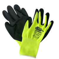Gripmaster HIVIs Lycra Nylon Material Glove Black Knight