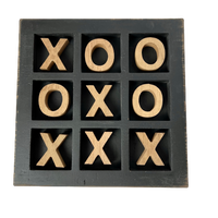 Wooden Naughts & Crosses OXOX Games Coffee Table Décor
