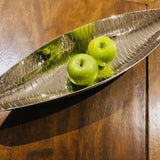 Gleaming Polished Silver Boat Bowl - Serving Tray 54cm Length