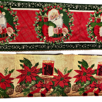 Traditional Christmas Table Runners - 145cm Assorted Styles