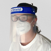 Clear Plastic Face Shields Covering Visor