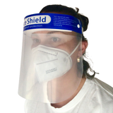 Clear Plastic Face Shields Covering Visor