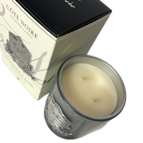 Côte Noire French Candle Jasmine Flower Tea with Silver Crest 60 or 100 Hours Burning Time