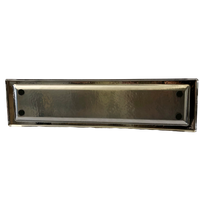 Large Mottle Silver Grazing Rectangle Tray 61cm