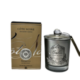 Côte Noire French Candle Prosecco With Silver Crest 60 or 100 Hours Burning Time