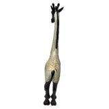 Unique Artistic Safari Giraffe Statues Figurines Featuring Dry Leaves - 55cm or 40cm