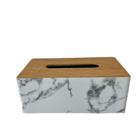 Tissue Boxes With Wood Lid Dispenser Paper Storage Holder Napkin Wet Wipes Case