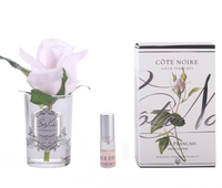 Côte Noire Perfumed Natural Touch French Pink or Ivory Rose Bud Flower Arrangement