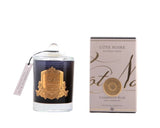 Côte Noire French Candle Pink Champagne with Gold Crest 60 or 100 Hours Burning Time