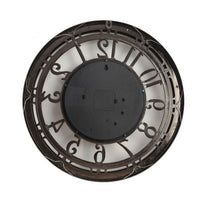 55CM Copper Round Industrial Exposed Gear Movement Wall Clock